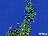 東北地方のアメダス実況(日照時間)(2024年10月07日)