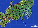 関東・甲信地方のアメダス実況(日照時間)(2024年10月09日)