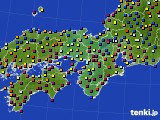 近畿地方のアメダス実況(日照時間)(2024年10月09日)