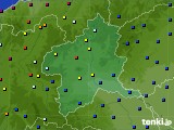 群馬県のアメダス実況(日照時間)(2024年10月09日)