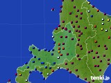 道央のアメダス実況(日照時間)(2024年10月11日)