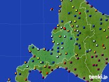 道央のアメダス実況(日照時間)(2024年10月12日)