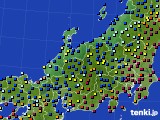 北陸地方のアメダス実況(日照時間)(2024年10月15日)