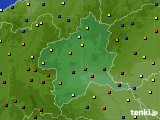 群馬県のアメダス実況(日照時間)(2024年10月17日)
