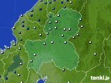 岐阜県のアメダス実況(降水量)(2024年10月19日)