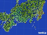 2024年10月19日の東海地方のアメダス(日照時間)