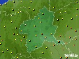 群馬県のアメダス実況(気温)(2024年10月19日)