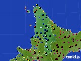 道北のアメダス実況(日照時間)(2024年10月20日)