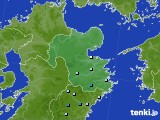 大分県のアメダス実況(降水量)(2024年10月21日)