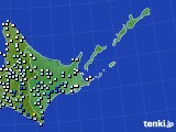 道東のアメダス実況(降水量)(2024年10月23日)