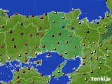 兵庫県のアメダス実況(日照時間)(2024年10月25日)
