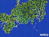 東海地方のアメダス実況(日照時間)(2024年10月28日)