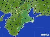 2024年10月28日の三重県のアメダス(日照時間)