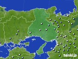 2024年10月29日の兵庫県のアメダス(降水量)