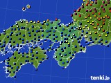 近畿地方のアメダス実況(日照時間)(2024年10月31日)