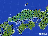 中国地方のアメダス実況(日照時間)(2024年10月31日)