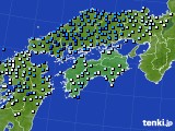 四国地方のアメダス実況(降水量)(2024年11月01日)