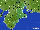 2024年11月02日の三重県のアメダス(気温)