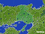 兵庫県のアメダス実況(風向・風速)(2024年11月02日)
