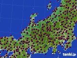 北陸地方のアメダス実況(日照時間)(2024年11月03日)