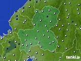 2024年11月03日の岐阜県のアメダス(風向・風速)