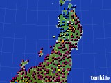 東北地方のアメダス実況(日照時間)(2024年11月04日)