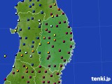 岩手県のアメダス実況(日照時間)(2024年11月04日)