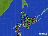 2024年11月05日の北海道地方のアメダス(日照時間)