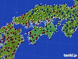 2024年11月05日の四国地方のアメダス(日照時間)