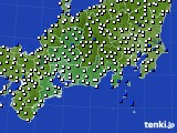 東海地方のアメダス実況(風向・風速)(2024年11月05日)