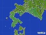 道南のアメダス実況(風向・風速)(2024年11月05日)