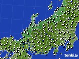 北陸地方のアメダス実況(風向・風速)(2024年11月06日)
