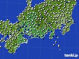 東海地方のアメダス実況(風向・風速)(2024年11月06日)