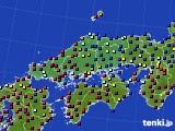 2024年11月07日の中国地方のアメダス(日照時間)
