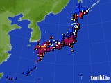 2024年11月07日のアメダス(日照時間)