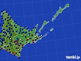 道東のアメダス実況(日照時間)(2024年11月07日)