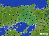 2024年11月07日の兵庫県のアメダス(日照時間)