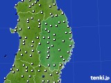 岩手県のアメダス実況(風向・風速)(2024年11月08日)