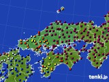 2024年11月09日の中国地方のアメダス(日照時間)