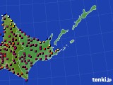 道東のアメダス実況(日照時間)(2024年11月09日)