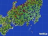関東・甲信地方のアメダス実況(日照時間)(2024年11月10日)