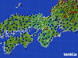 近畿地方のアメダス実況(日照時間)(2024年11月10日)