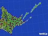 道東のアメダス実況(日照時間)(2024年11月10日)