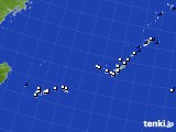 2024年11月10日の沖縄地方のアメダス(風向・風速)