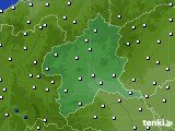 群馬県のアメダス実況(風向・風速)(2024年11月10日)