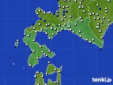 道南のアメダス実況(風向・風速)(2024年11月10日)