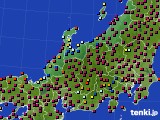 北陸地方のアメダス実況(日照時間)(2024年11月13日)