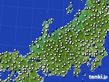 北陸地方のアメダス実況(風向・風速)(2024年11月13日)
