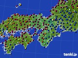 近畿地方のアメダス実況(日照時間)(2024年11月14日)