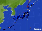 2024年11月15日のアメダス(日照時間)